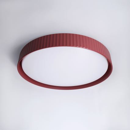 Brilagi - LUCIA hämardatav LED-laelamp 60W/230V 3000-6500K, läbimõõt 59 cm, punane + kaugjuhtimispult