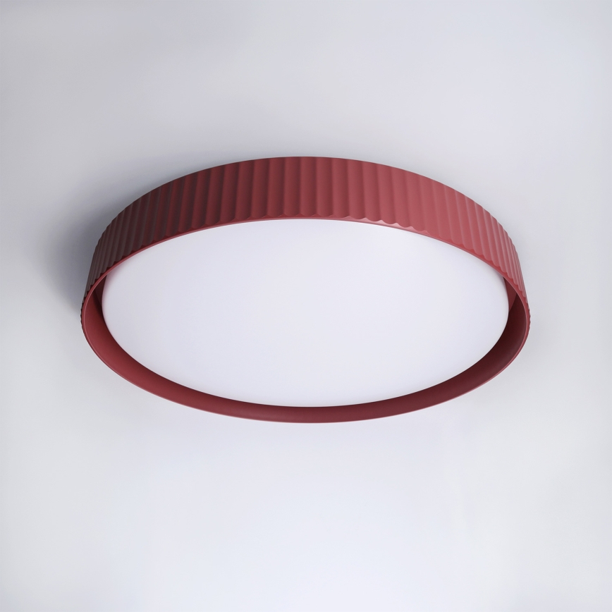 Brilagi - LUCIA hämardatav LED-laelamp 60W/230V 3000-6500K, läbimõõt 59 cm, punane + kaugjuhtimispult