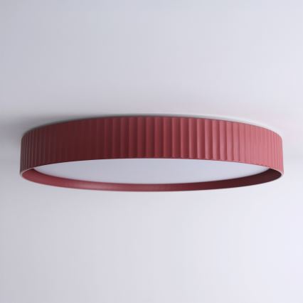 Brilagi - LUCIA hämardatav LED-laelamp 60W/230V 3000-6500K, läbimõõt 59 cm, punane + kaugjuhtimispult