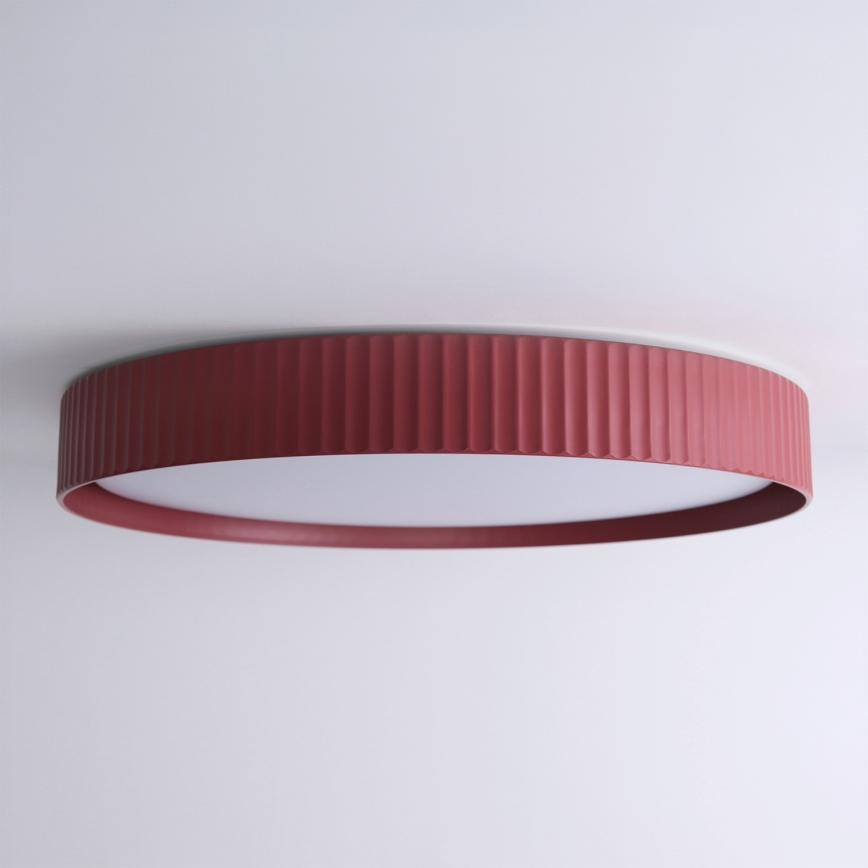Brilagi - LUCIA hämardatav LED-laelamp 60W/230V 3000-6500K, läbimõõt 59 cm, punane + kaugjuhtimispult