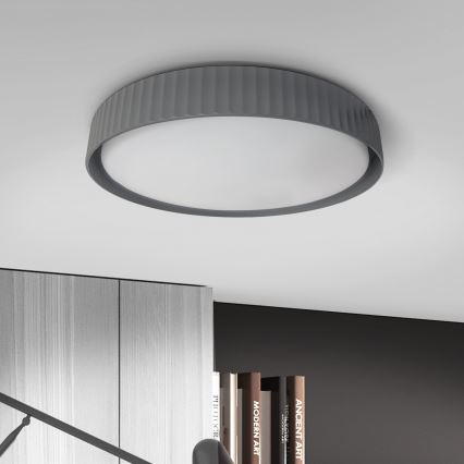 Brilagi - LED-hämardatav laelamp LUCIA LED/60W/230V 3000-6500K läbimõõt 59 cm hall + kaugjuhtimispult