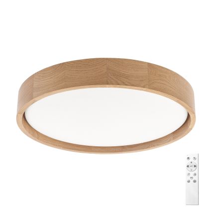 Brilagi - hämardatav LED-laelamp MANAROLA REMOTE LED/24W/230V 3000-6500K läbimõõt 41 cm tamm + kaugjuhtimispult