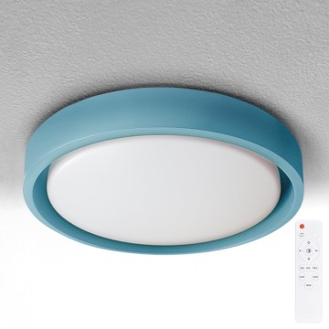 Brilagi - LED hämardatav laevalgusti MATTEO LED/48W/230V 3000-6500K läbimõõt 41 cm türkiissinine + kaugjuhtimispult