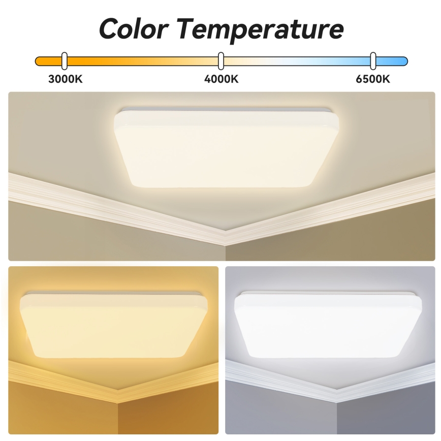 Brilagi - LED hämardatav laelamp MILKY WAY LED/24W/230V 3000-6500K 37x37 cm + kaugjuhtimispult
