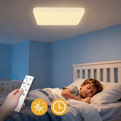 Brilagi - LED hämardatav laelamp MILKY WAY LED/24W/230V 3000-6500K 37x37 cm + kaugjuhtimispult