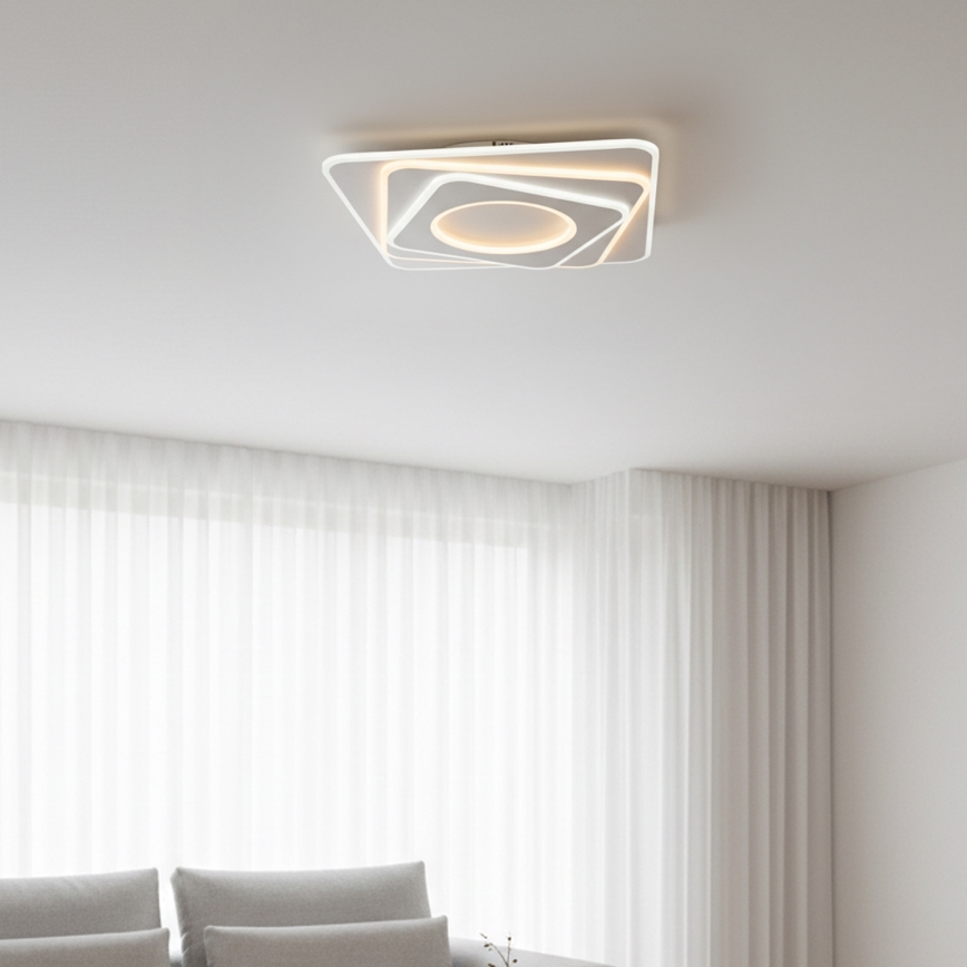 Brilagi - hämardatav LED-laevalgusti MODERN LED/100W/230V 3000–6000K 48x48 cm + kaugjuhtimispult