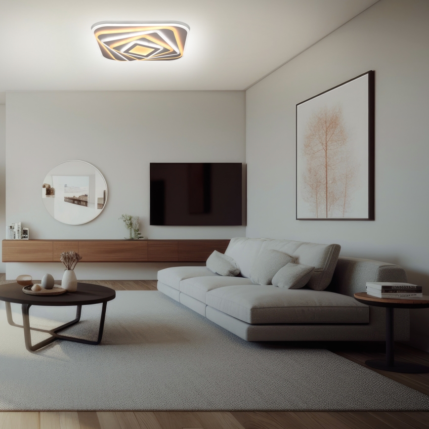 Brilagi - LED Hämardatav laevalgusti MODERN LED/210W/230V 2700-6500K 55x55 cm + kaugjuhtimispult