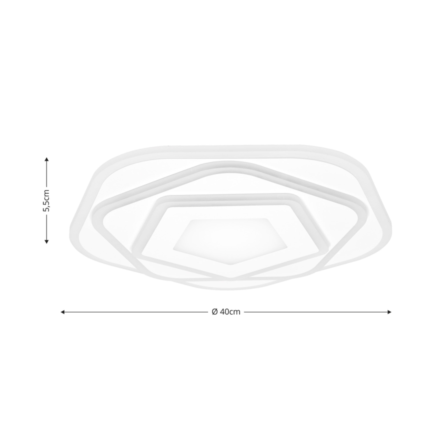 Brilagi - LED Hämardatav laevalgusti MODERN LED/64W/230V 2700-6500K d. 40 cm + kaugjuhtimispult