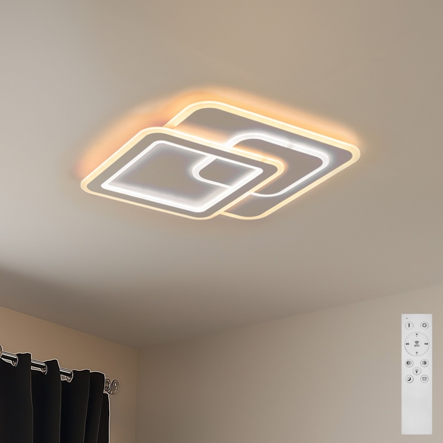 Brilagi - LED Hämardatav laevalgusti MODERN LED/80W/230V 2700-6500K 52,5x52,5 cm + kaugjuhtimispult