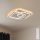 Brilagi - LED Hämardatav laevalgusti MODERN LED/80W/230V 2700-6500K 52,5x52,5 cm + kaugjuhtimispult