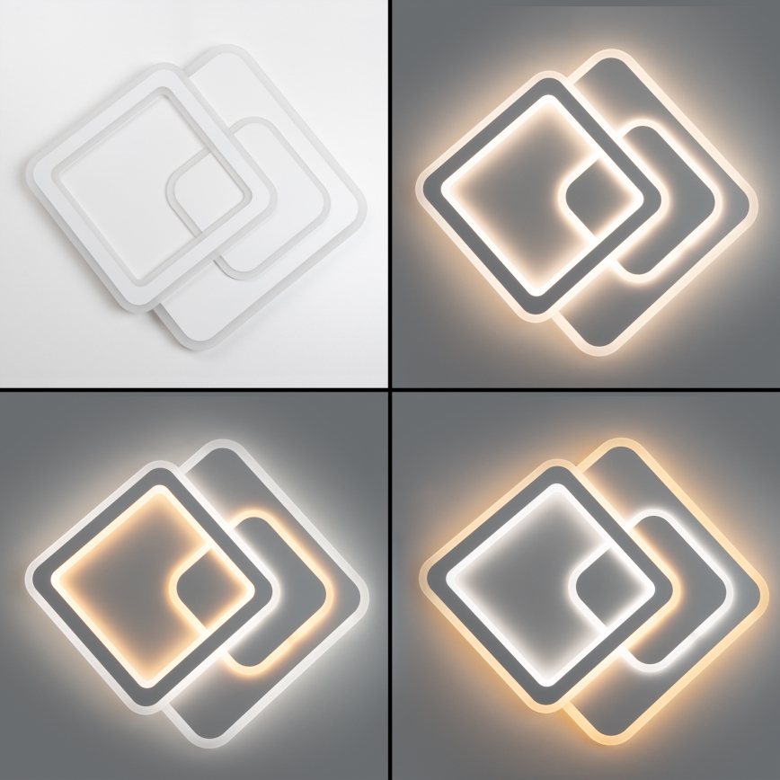 Brilagi - LED Hämardatav laevalgusti MODERN LED/80W/230V 2700-6500K 52,5x52,5 cm + kaugjuhtimispult