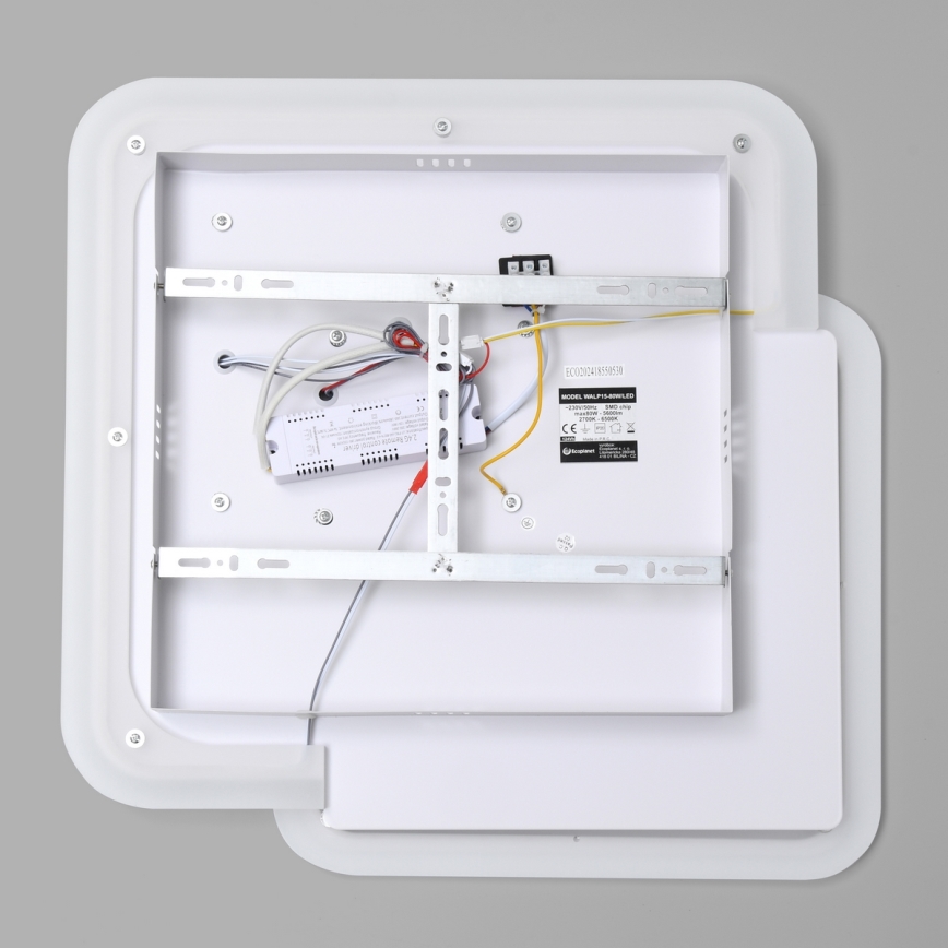 Brilagi - LED Hämardatav laevalgusti MODERN LED/80W/230V 2700-6500K 52,5x52,5 cm + kaugjuhtimispult