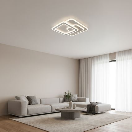 Brilagi - LED hämardatav laelamp MODERN LED/80W/230V 3000-6000K 52,5x52,5 cm + kaugjuhtimispult