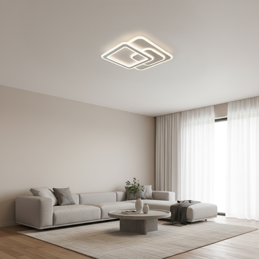 Brilagi - LED hämardatav laelamp MODERN LED/80W/230V 3000-6000K 52,5x52,5 cm + kaugjuhtimispult