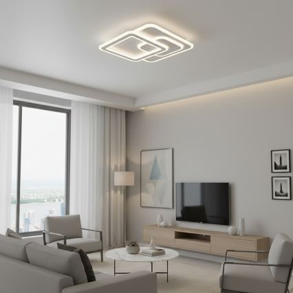 Brilagi - LED hämardatav laelamp MODERN LED/80W/230V 3000-6000K 52,5x52,5 cm + kaugjuhtimispult