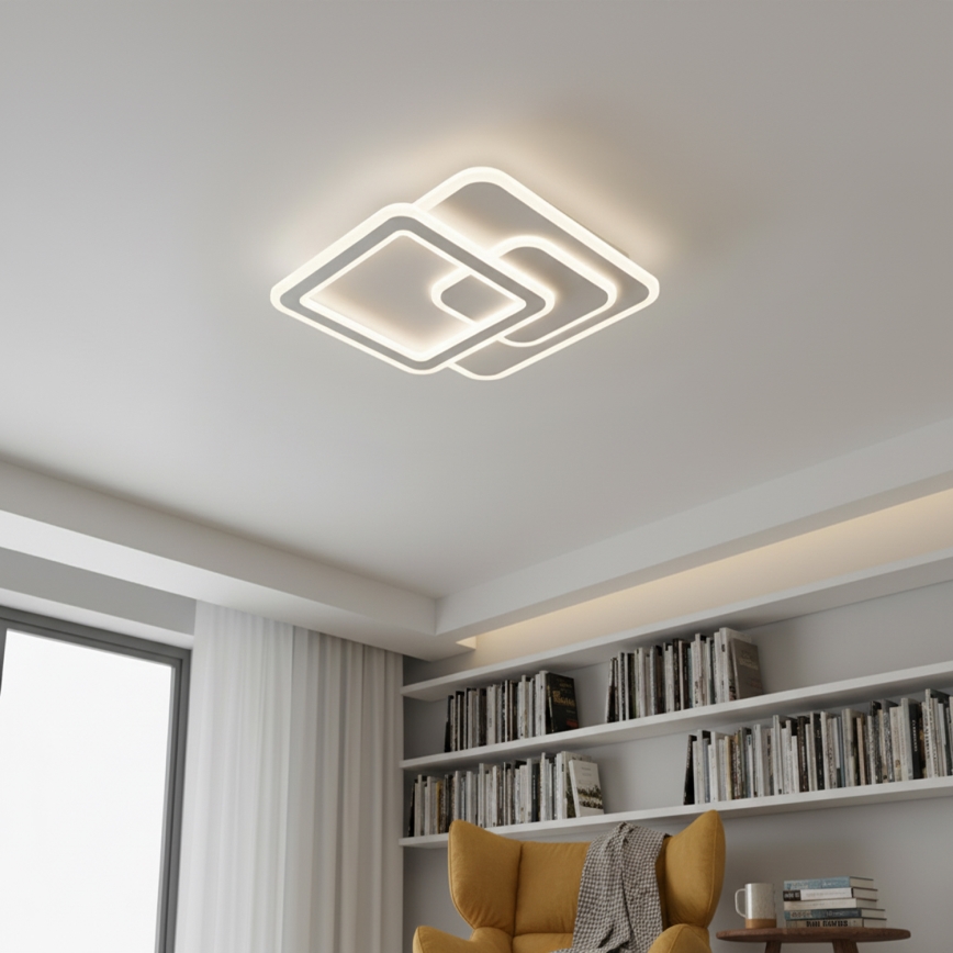 Brilagi - LED hämardatav laelamp MODERN LED/80W/230V 3000-6000K 52,5x52,5 cm + kaugjuhtimispult