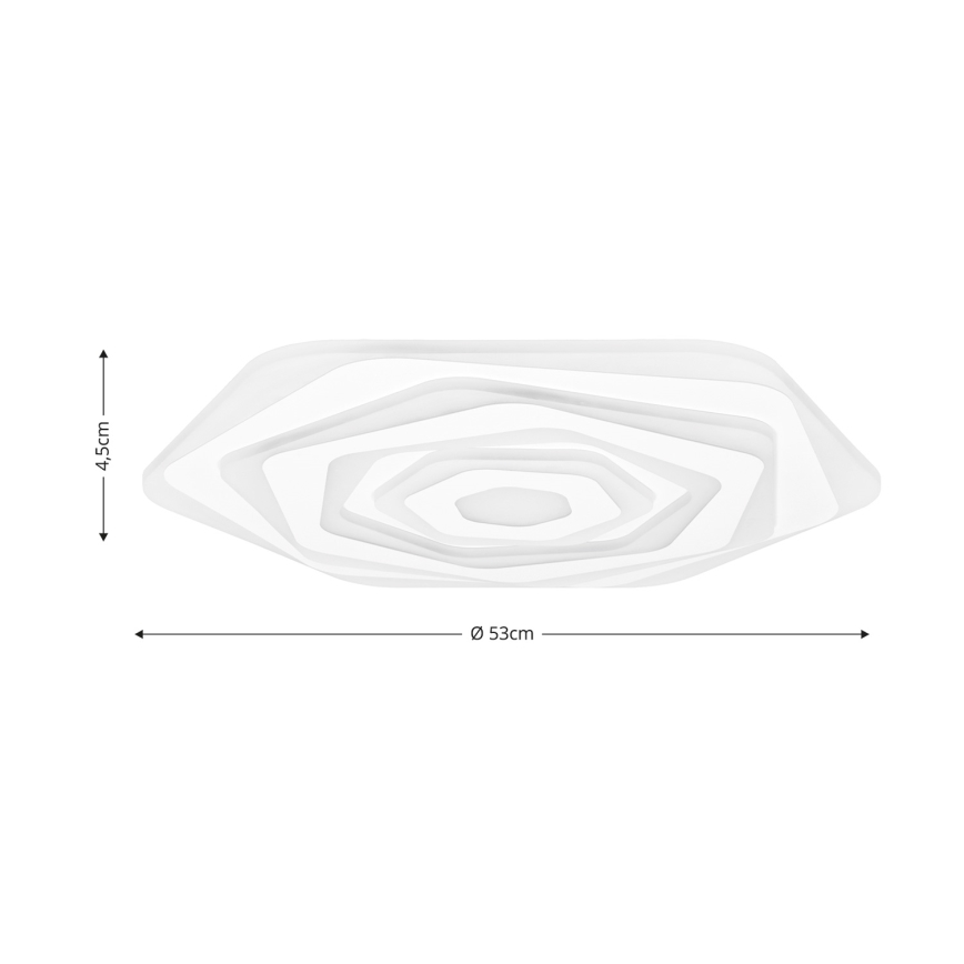 Brilagi - LED Hämardatav laevalgusti MODERN LED/85W/230V 2700-6500K d. 53 cm + kaugjuhtimispult