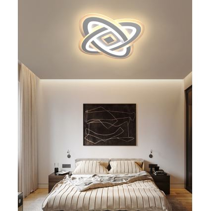 Brilagi - LED Hämardatav laevalgusti MODERN LED/90W/230V 2700-6500K 48x48 cm+ kaugjuhtimispult