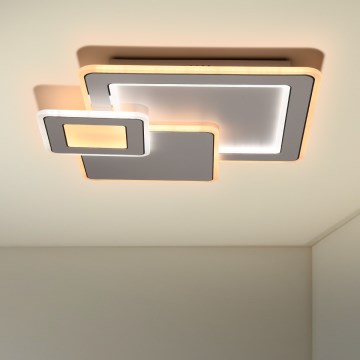 Brilagi - LED Hämardatav laevalgusti MODERN LED/93W/230V 2700-6500K 48,5x48,5 cm + kaugjuhtimispult
