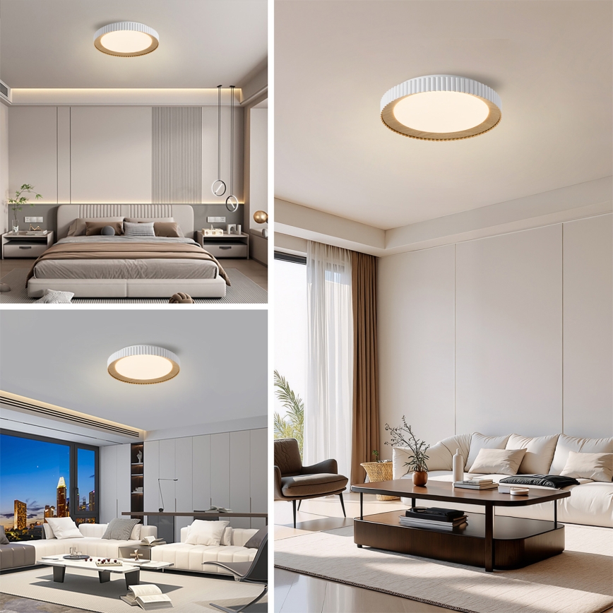 BRILAGI - hämardatav laelamp NEXO LED/48W/230V 3000-6000K valge läbimõõt 43 cm + kaugjuhtimispult