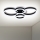 Brilagi - LED Hämardatav laevalgusti ORBITS LED/49W/230V 3000/4000/6000K + kaugjuhtimispult