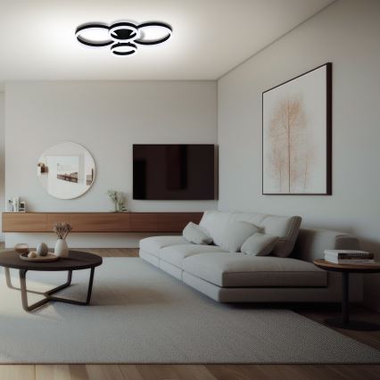 Brilagi - LED Hämardatav laevalgusti ORBITS LED/49W/230V 3000/4000/6000K + kaugjuhtimispult