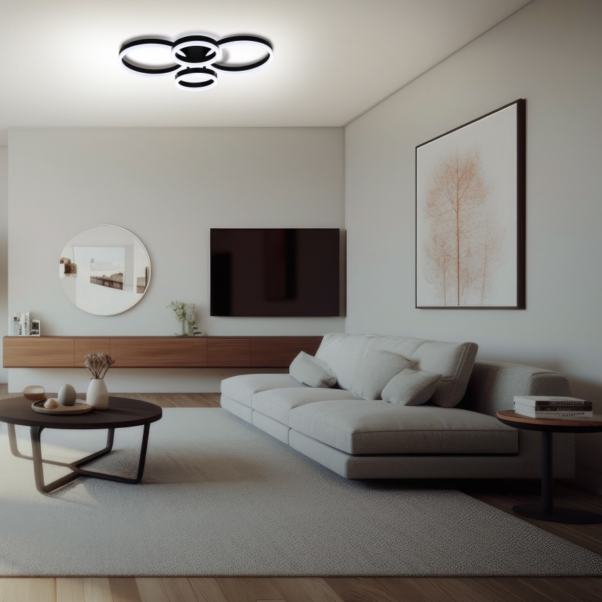 Brilagi - LED Hämardatav laevalgusti ORBITS LED/49W/230V 3000/4000/6000K + kaugjuhtimispult