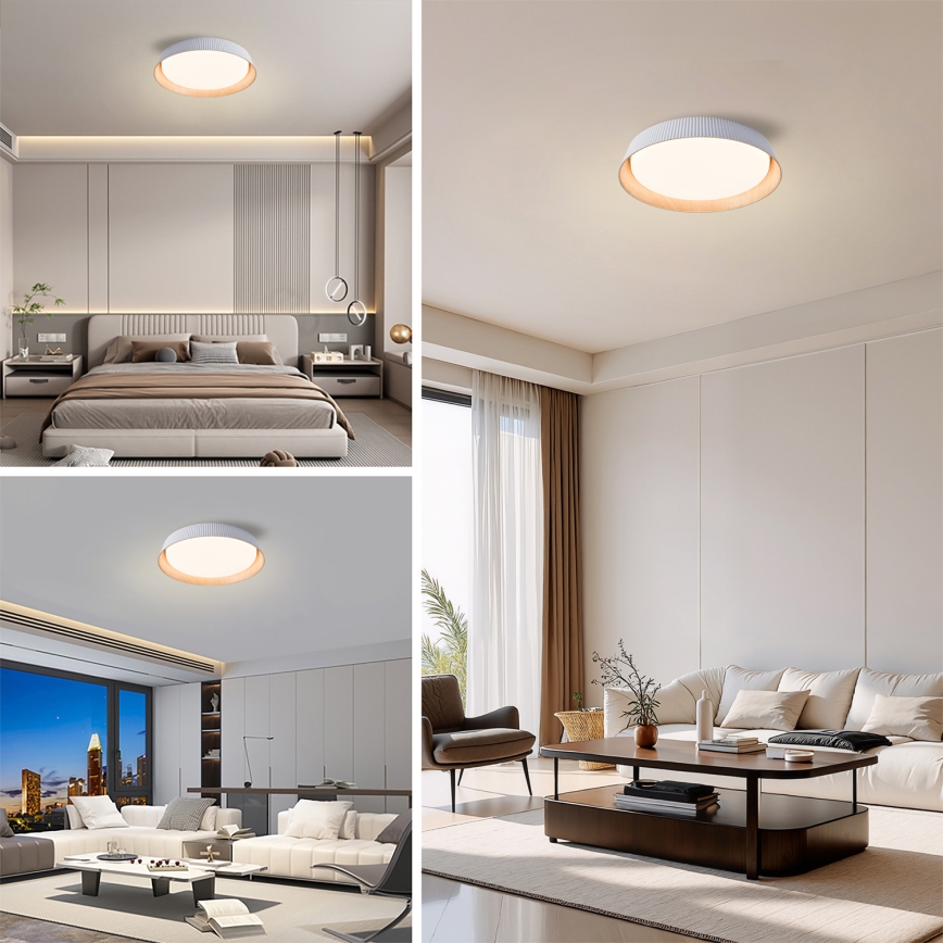 Brilagi - Hämardatav laelamp ORINO LED/54W/230V 3000-6000K valge läbimõõt 43 cm + kaugjuhtimispult