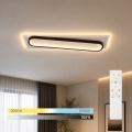 BRILAGI - LED-hämardatav laevalgusti OUTLINE LED/52W/230V 3000-6000K 15x60 cm valge/must + kaugjuhtimispult
