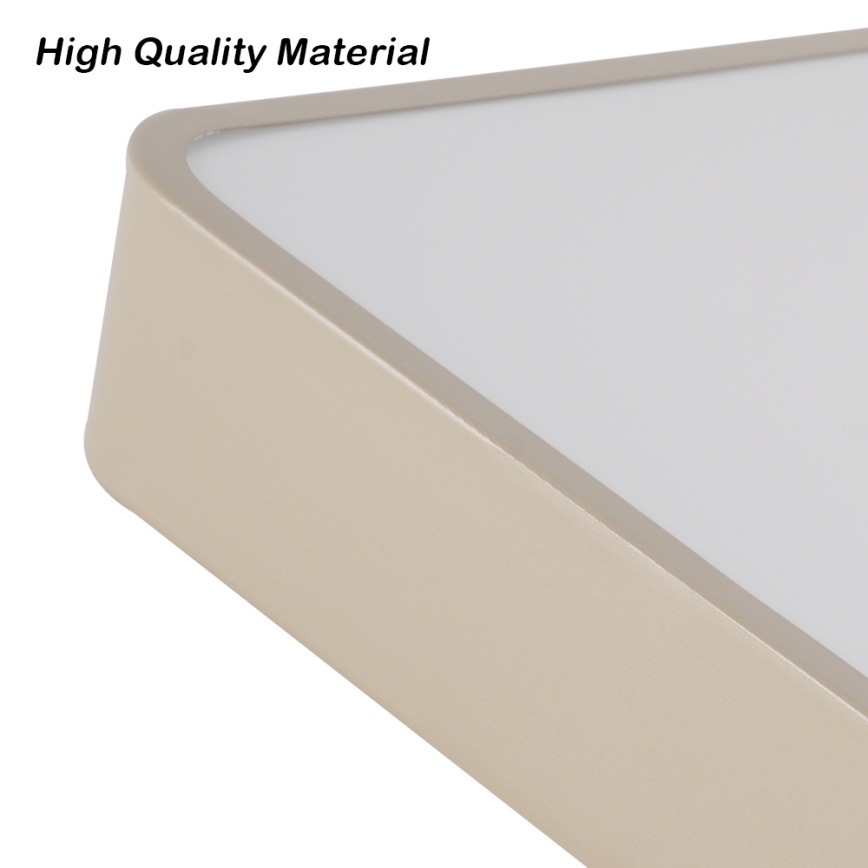 Brilagi - LED hämardatav laelamp POOL LED/36W/230V 3000-6000K 40x40 cm beež + kaugjuhtimispult