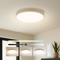 Brilagi - LED hämardatav laevalgusti POOL LED/36W/230V 3000-6000K läbimõõt 30 cm beež + kaugjuhtimispult
