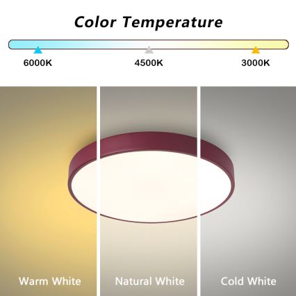Brilagi - hämardatav LED-laevalgusti POOL LED/48W/230V 3000-6000K läbimõõt 40 cm bordoo + kaugjuhtimispult