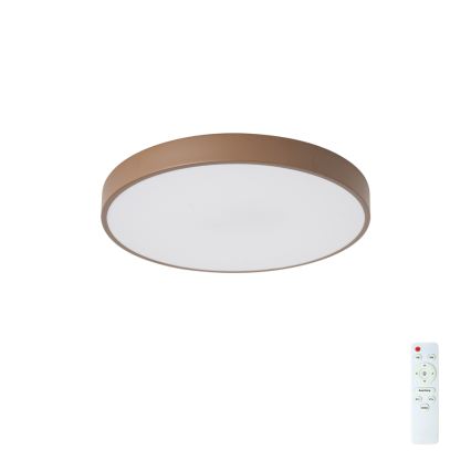 Brilagi - Hämardatav LED-laelamp POOL LED/48W/230V 3000-6000K läbimõõt 40 cm pruun + kaugjuhtimispult