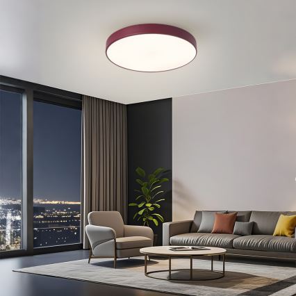 Brilagi - LED hämardatav laelamp POOL LED/60W/230V 3000-6000K läbimõõt 50 cm bordoo + kaugjuhtimispult