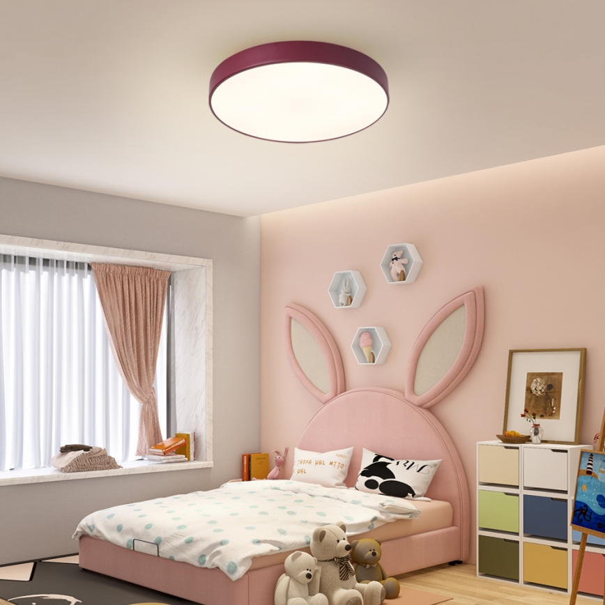 Brilagi - LED hämardatav laelamp POOL LED/60W/230V 3000-6000K läbimõõt 50 cm bordoo + kaugjuhtimispult