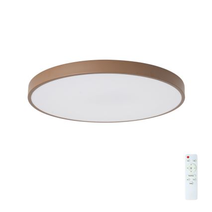 Brilagi - Hämardatav LED-laevalgusti POOL LED/60W/230V 3000-6000K, läbimõõt 60 cm, pruun + kaugjuhtimispult