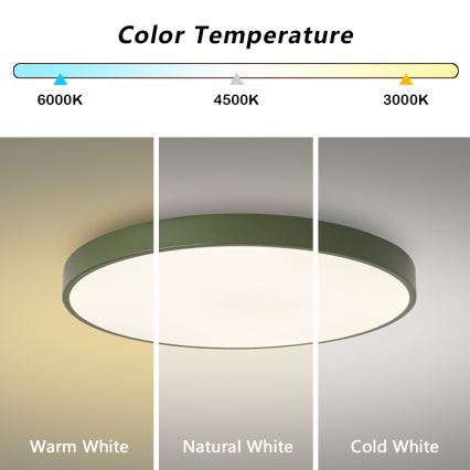 Brilagi - LED-hämardatav laelamp POOL LED/60W/230V 3000-6000K läbimõõt 60 cm roheline + kaugjuhtimispult