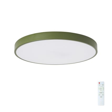 Brilagi - LED-hämardatav laelamp POOL LED/60W/230V 3000-6000K läbimõõt 60 cm roheline + kaugjuhtimispult