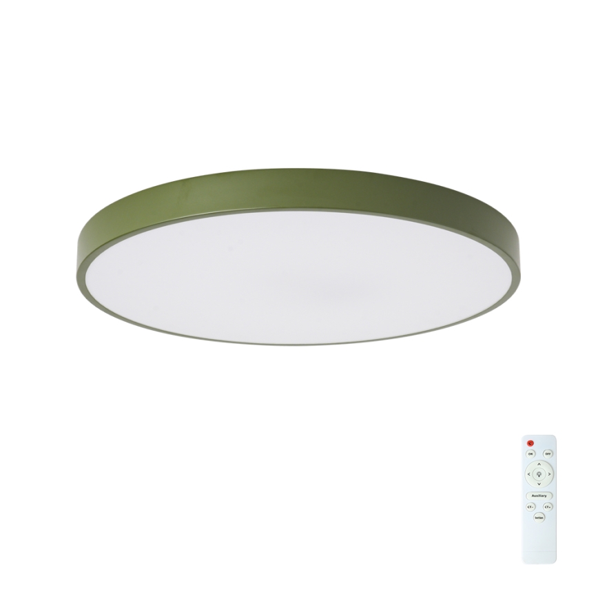 Brilagi - LED-hämardatav laelamp POOL LED/60W/230V 3000-6000K läbimõõt 60 cm roheline + kaugjuhtimispult