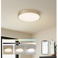 BRILAGI - LED hämardatav laevalgusti POOL SMART LED/48W/230V 3000-6000K läbimõõt 40 cm Wi-Fi Tuya kuldne + kaugjuhtimispult
