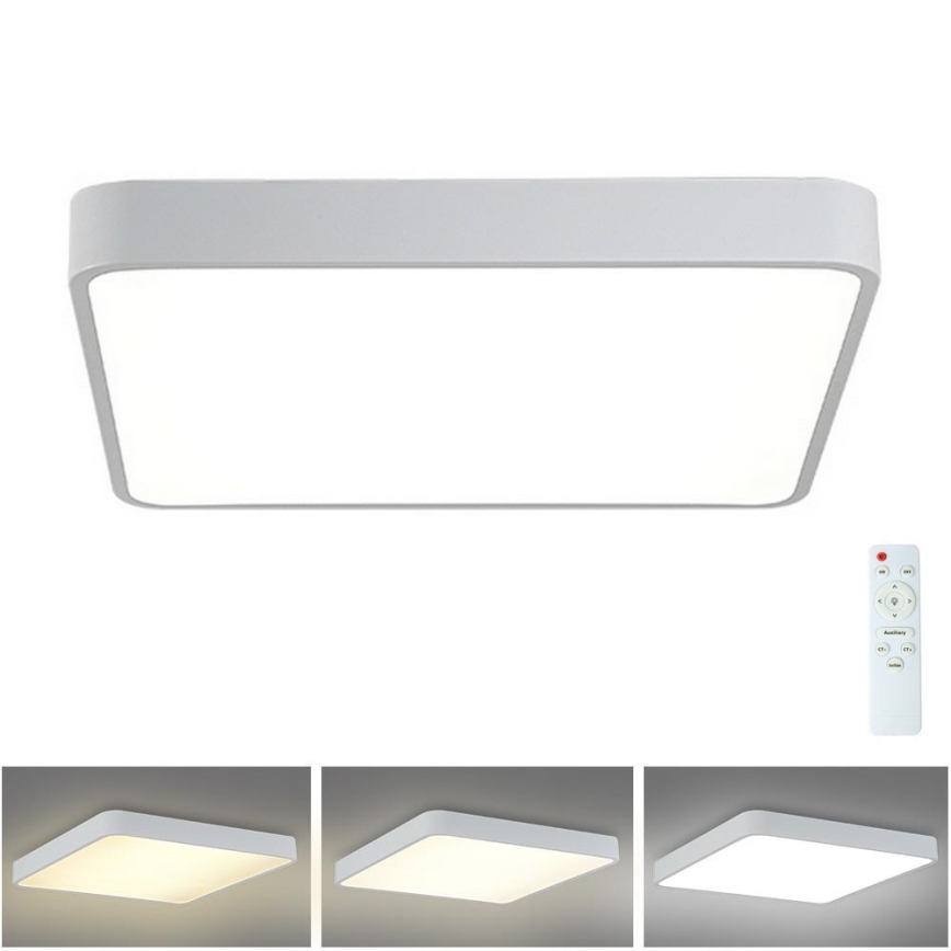 Brilagi - LED Hämardatav laevalgusti POOL SQUARE LED/36W/230V 3000-6000K 40x40 cm valge + kaugjuhtimispult