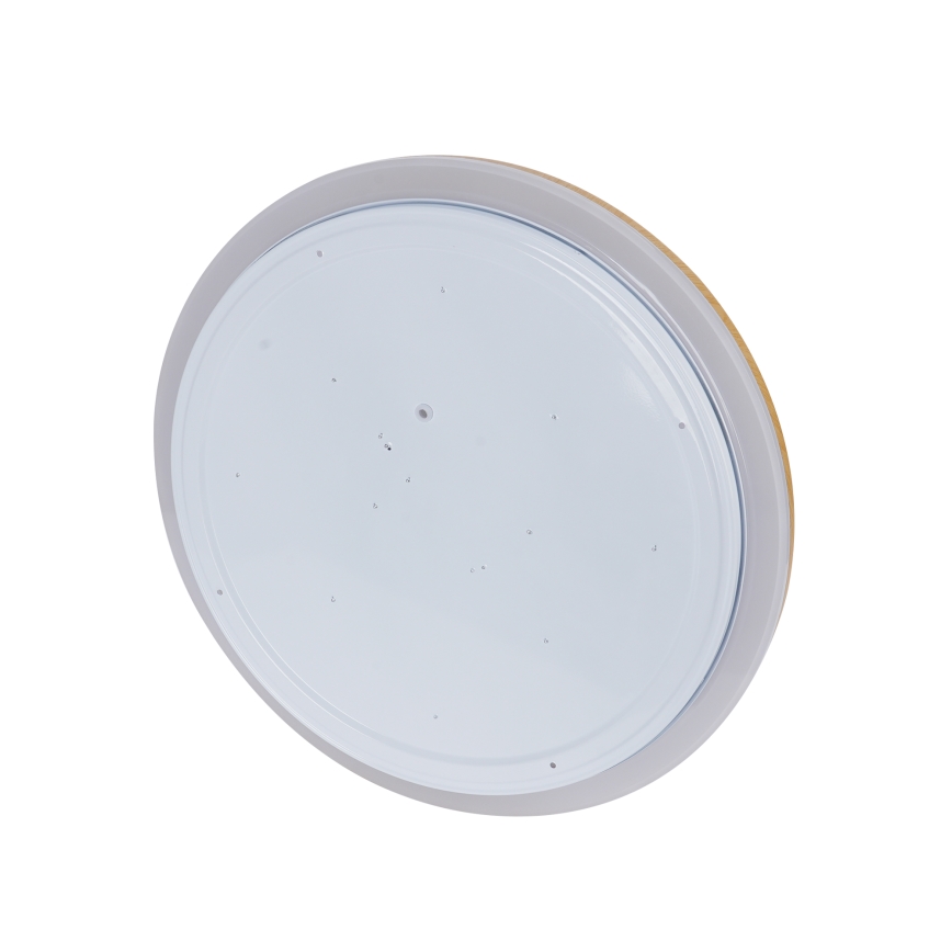 Brilagi - LED-hämardatav laelamp RIVO LED/72W/230V 3000-6000K puidu viimistlus, läbimõõt 50 cm + kaugjuhtimispult