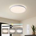 Brilagi - LED hämardatav laevalgusti RIVO LED/72W/230V 3000-6000K valge läbimõõt 50 cm + kaugjuhtimispult