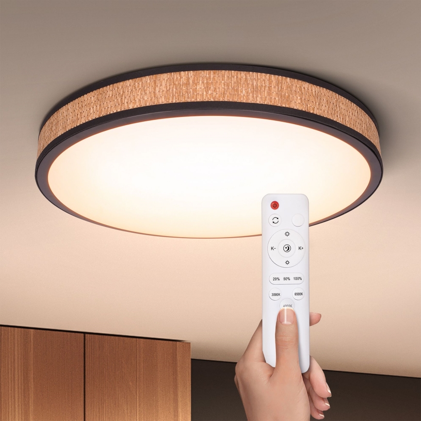 Brilagi - LED Hämardatav laevalgusti ROSA LED/48W/230V 3000-6500K d. 38 cm + kaugjuhtimispult