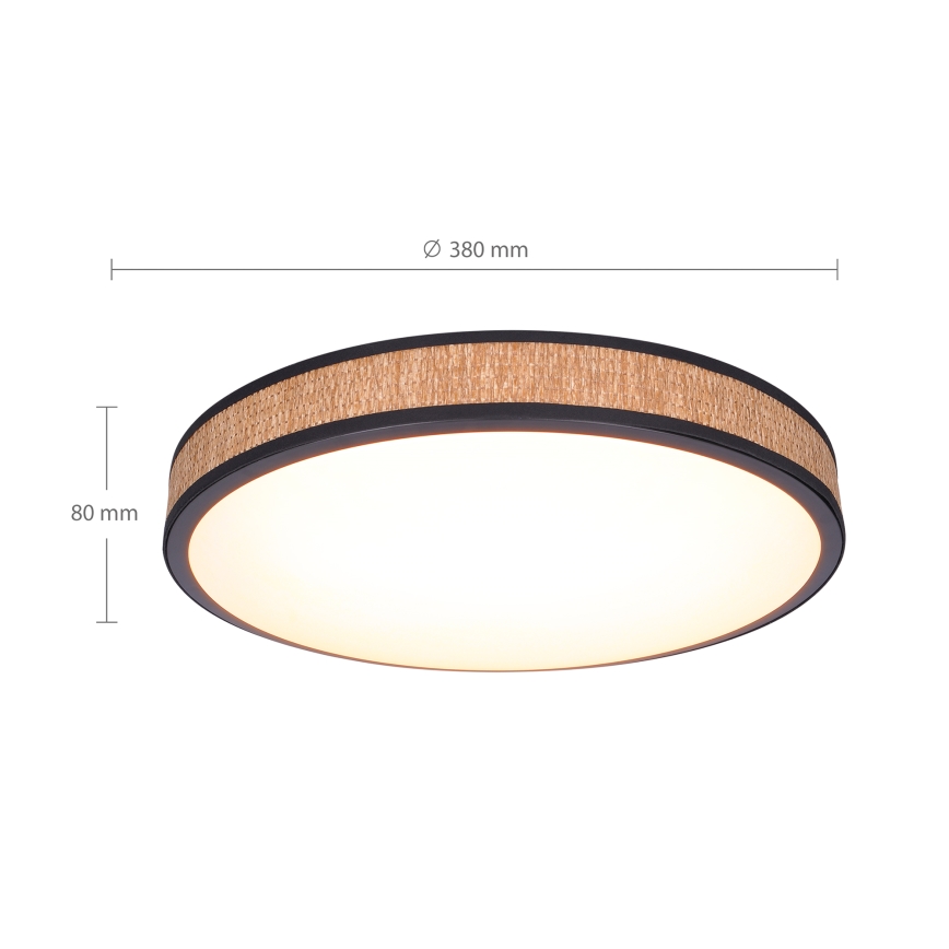 Brilagi - LED Hämardatav laevalgusti ROSA LED/48W/230V 3000-6500K d. 38 cm + kaugjuhtimispult