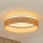 Brilagi - LED Hämardatav laevalgusti ROYAL YUTE LED/24W/230V d. 45 cm 3000/4000/6500K beež/kreemikas  + kaugjuhtimispult