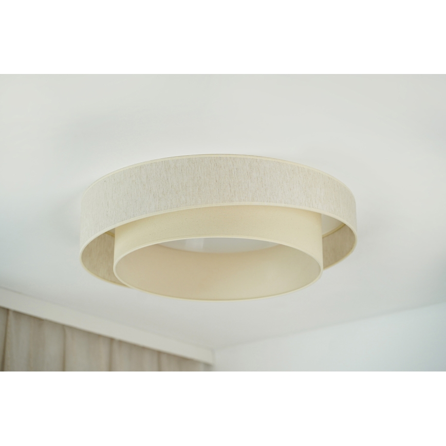 Brilagi - LED-hämardatav laevalgusti SHINE LED/24W/230V pr. 60 cm 3000/4000/6500K kreemjas + kaugjuhtimispult