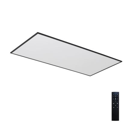 Brilagi - LED hämardatav laevalgusti SLIMFRAME LED/80W/230V 120x60 cm 3000-6000K must + kaugjuhtimispult