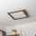 Brilagi - LED Hämardatav laevalgusti SLIMFRAME WOOD LED/36W/230V 49,5x49,5 cm 3000-6000K pruun + kaugjuhtimispult