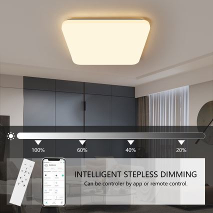 Brilagi - LED Hämardatav laevalgusti SMART LED/28W/230V 2700-6500K Wi-Fi Tuya + kaugjuhtimispult